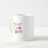 Hippie Kaffeetasse (Vorderseite Links)