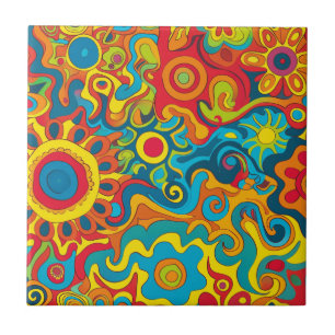 Hippie Keramik Tile Fliese