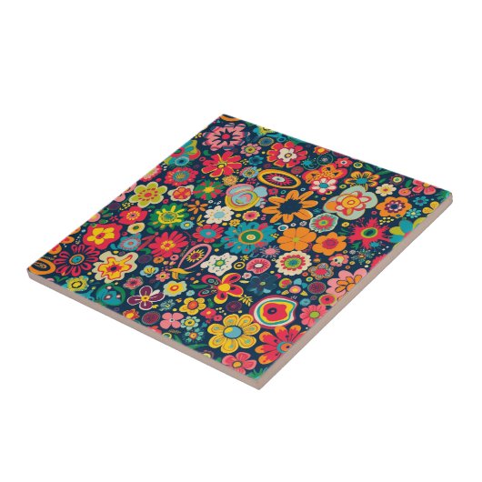 Hippie Keramik Tile Fliese (Seite)