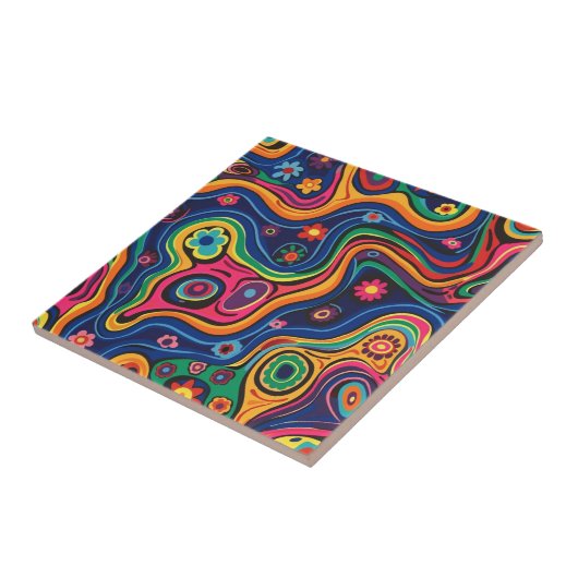 Hippie Keramik Tile Fliese (Seite)