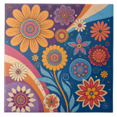 Hippie-Keramikfliese Fliese (Vorderseite)