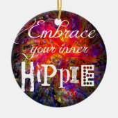 Hippie Keramikornament (Vorne)
