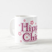 Hippie-Küken Kaffeetasse (Vorderseite Links)