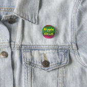 Hippie-Küken-Knopf Button (Beispiel)