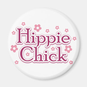 Hippie-Küken Magnet