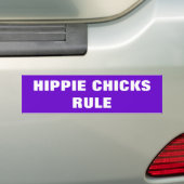 HIPPIE-KÜKEN-REGEL AUTOAUFKLEBER (Auf Auto)