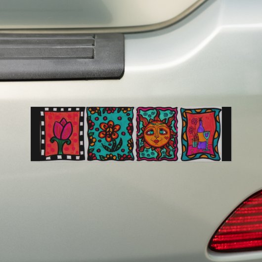 Hippie-Kunst-Autoaufkleber Autoaufkleber (Auf Auto)