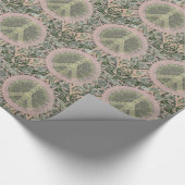 Hippie-Kunst-Friedenssymbole Geschenkpapier (Ecke)