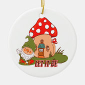 Hippie Lasse es wird genome Keramik Ornament (Vorne)