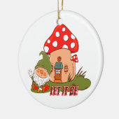 Hippie Lasse es wird genome Keramik Ornament (Links)