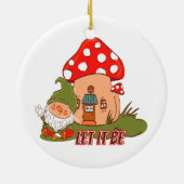 Hippie Lasse es wird genome Keramik Ornament (Hinten)