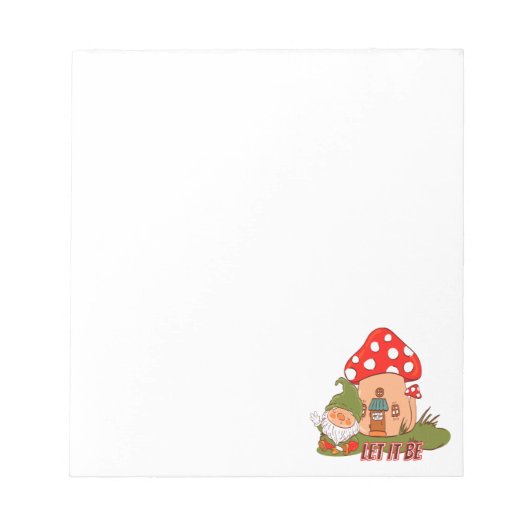 Hippie Lasse es wird genome Notizblock (Vorderseite)