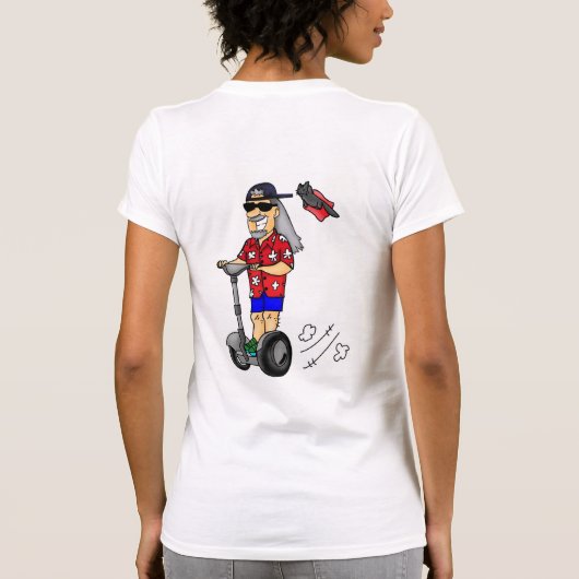 Hippie-Leben T-Shirt (Rückseite)