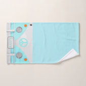 Hippie-Liebe-Bus-Tuch-Set Badhandtuch Set (Handtuch)