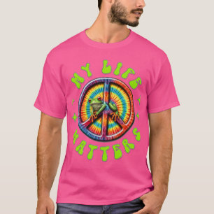 Hippie Liebe Frieden Leben Zählt Custom  T-Shirt