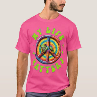 Hippie Liebe Frieden Leben Zählt Custom  T-Shirt