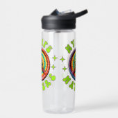 Hippie Liebe Frieden Leben Zählt Custom  Trinkflasche (Links)