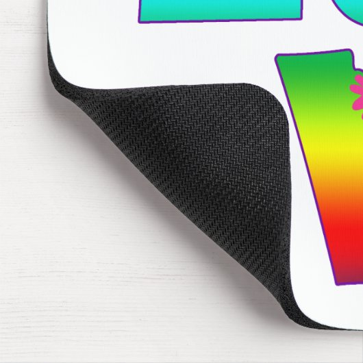 Hippie LIEBE Mousepad (Ecke)