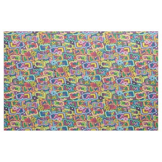 Hippie-Liebe (Tucksgiving) Stoff (Fat Quarter (45,7 x 55,9 cm))
