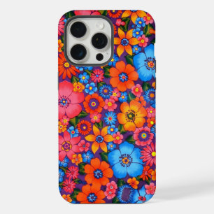 Hippie-Liebes-Blumen-Handyhülle iPhone 15 Pro Max Hülle