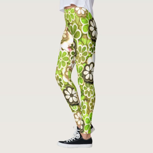 Hippie Limon Floating Floral Gemustert | LEGGINGS (Links)