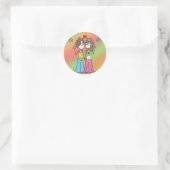 Hippie Lovers Stickers (Tasche)