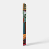 Hippie-Mädchen iPhone 15 Hülle (Linke Seite)