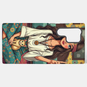 Hippie-Mädchen Samsung Galaxy Hülle (Rückseite (Horizontal))