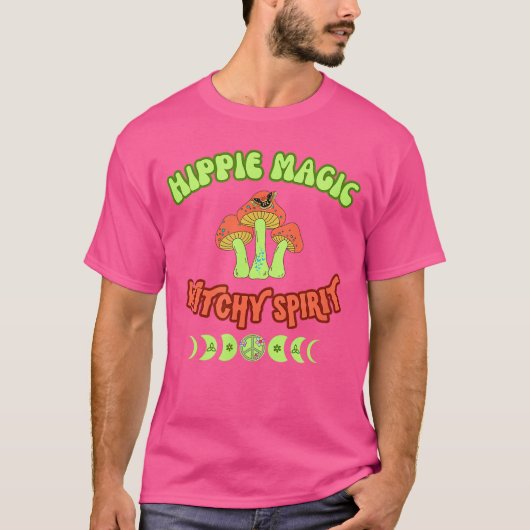 Hippie Magic Witchy Spirit T-Shirt (Vorderseite)