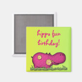 Hippie Magnet (Vorderseite/Rückseite)