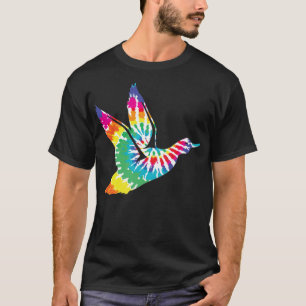 Hippie Mallard Duck cool black labrador T-Shirt