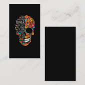 Hippie Mama Blume Sauren Blüten Visitenkarte (Vorne/Hinten)