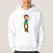 Hippie Man Hoodie (Vorderseite)