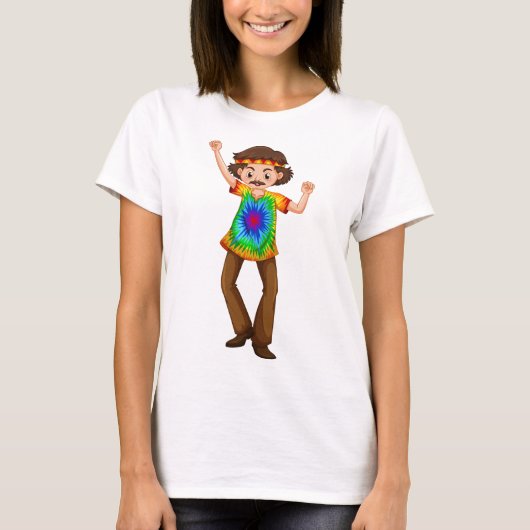 Hippie Man T-Shirt (Vorderseite)