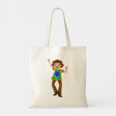 Hippie Man Tote Bag Tragetasche (Rückseite)
