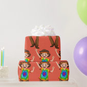 Hippie Man Wrapping Paper Geschenkpapier