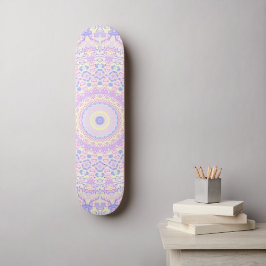 Hippie Mandala Skateboard (Wandkunst)