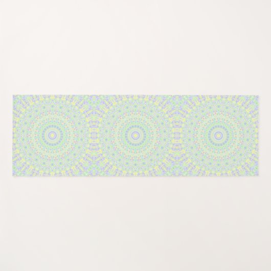 Hippie Mandala Yogamatte (Vorderseite (Horizontal))
