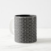 Hippie Maze - 03 Zweifarbige Tasse (Vorderseite Links)