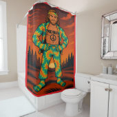 Hippie Michigan Man Duschvorhang (Beispiel)