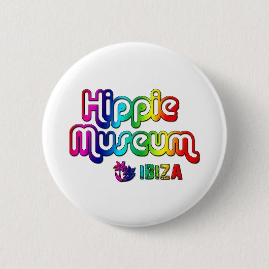 Hippie-Museum Ibiza Button (Vorderseite)