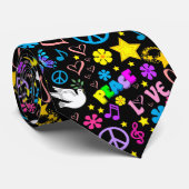 Hippie Neck Tie Krawatte (Gerollt)