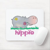 Hippie Nilpferd Mousepad (Mit Mouse)