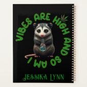 Hippie Opossum Stoned Vibes Funny Humor Custom Planer (Rückseite)