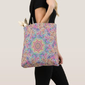 Hippie-PastellfarbVintages Fraktal-Kaleidoskop Tasche (Von Nahem)