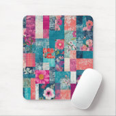 Hippie Patchwork Mousepad (Mit Mouse)