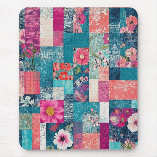 Hippie Patchwork Mousepad (Vorne)