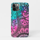 Hippie Pattern - Aqua und Pink von Megaflora Case-Mate iPhone Hülle (Rückseite)