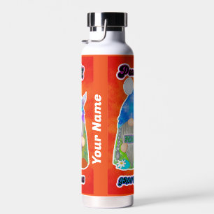 Hippie Peace Gefärbte Krawatte Gnomes Tumbler Flas Trinkflasche