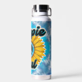 Hippie Peace Gefärbte Krawatte Soul Tumbler Flasch Trinkflasche (Rückseite)